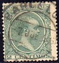 Spain 1889 Alfonso XIII 2 CTS Green Edifil 213. España 1889 213. Uploaded by susofe